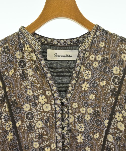 Sara mallika（サラマリカ）ワンピース 茶 サイズ:F レディース/2200622816029