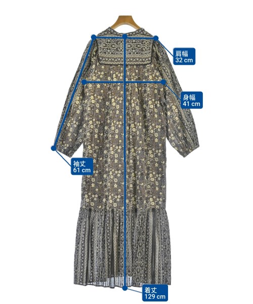 Sara mallika（サラマリカ）ワンピース 茶 サイズ:F レディース/2200622816029