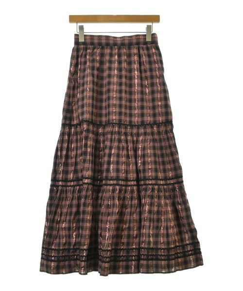 Sara mallika(サラマリカ)ロング・マキシ丈スカート 茶 サイズ:-(S位)/2200654268087