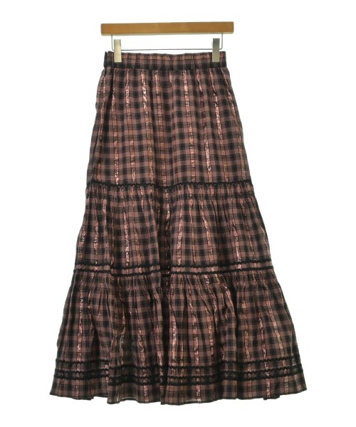 Sara mallika（サラマリカ）ロング・マキシ丈スカート 茶 サイズ:-(S位) レディース/2200654268087