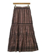 Sara mallika（サラマリカ）ロング・マキシ丈スカート 茶 サイズ:-(S位) レディース/2200654268087