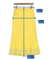 Sara mallika（サラマリカ）ロング・マキシ丈スカート 黄 サイズ:-(M位) レディース/2200714258027