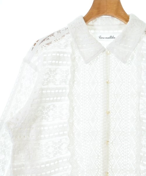 Sara mallika（サラマリカ）カジュアルシャツ 白 サイズ:F レディース/2200633024048