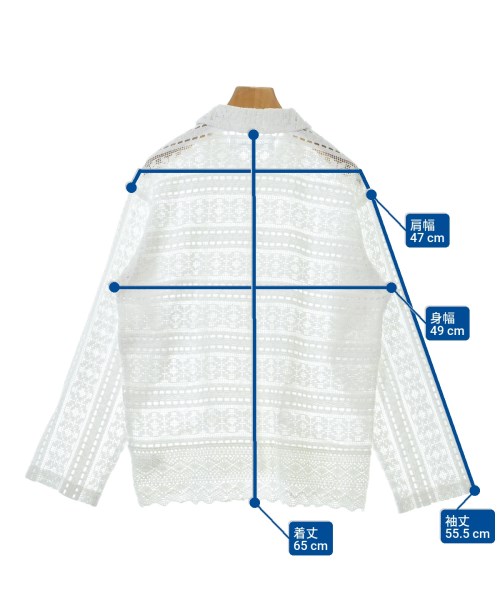 Sara mallika（サラマリカ）カジュアルシャツ 白 サイズ:F レディース