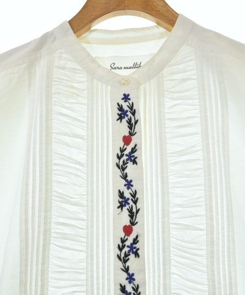 Sara mallika（サラマリカ）カジュアルシャツ 白 サイズ:F レディース/2200663469055