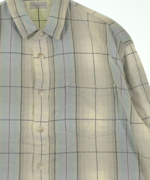 JOHN ELLIOTT（ジョンエリオット）カジュアルシャツ グレー サイズ:4(XL位) メンズ/2200642480071