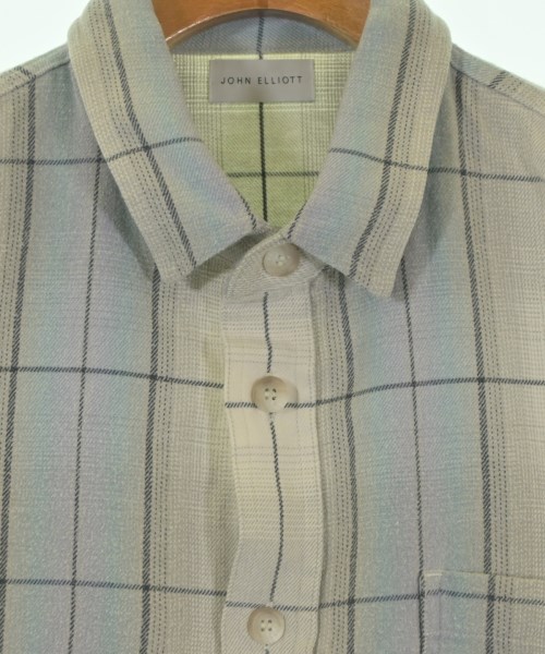 JOHN ELLIOTT（ジョンエリオット）カジュアルシャツ グレー サイズ:4(XL位) メンズ/2200642480071