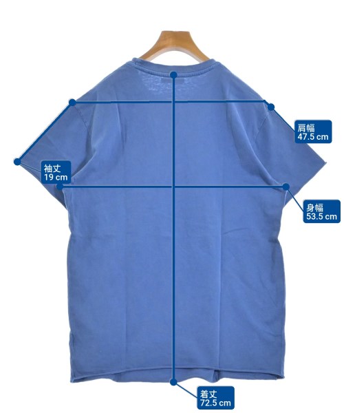 JOHN ELLIOTT（ジョンエリオット）Tシャツ・カットソー 青 サイズ:2(M位) メンズ/2200634394232