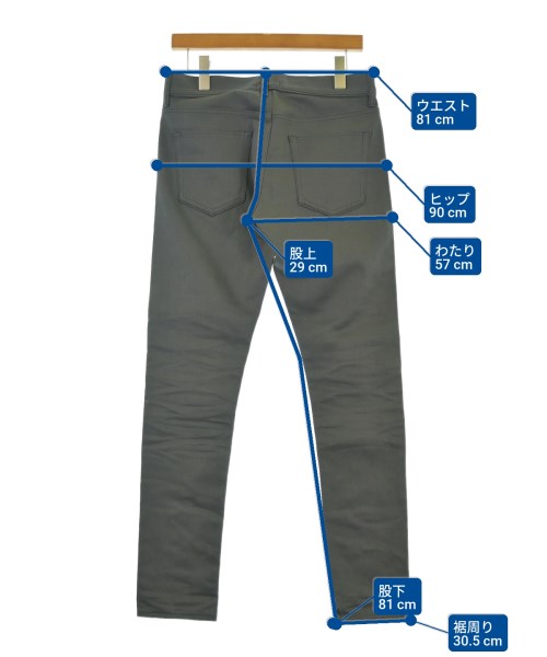 JOHN ELLIOTT（ジョンエリオット）デニムパンツ グレー サイズ:29(S位) メンズ/2200643542280