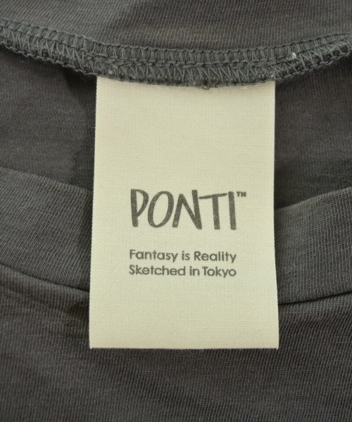 PONTI（ポンティ）Tシャツ・カットソー グレー サイズ:F レディース/2200610869068