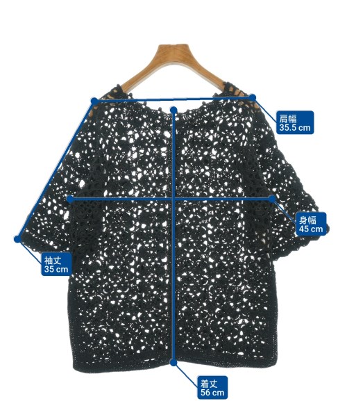 PONTI（ポンティ）ニット・セーター 黒 サイズ:F レディース/2200619797089