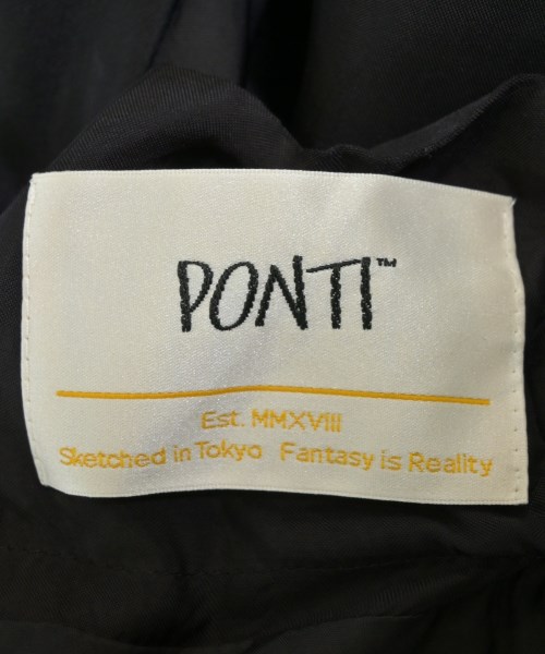 PONTI（ポンティ）ワンピース 黒 サイズ:1(S位) レディース/2200606584074