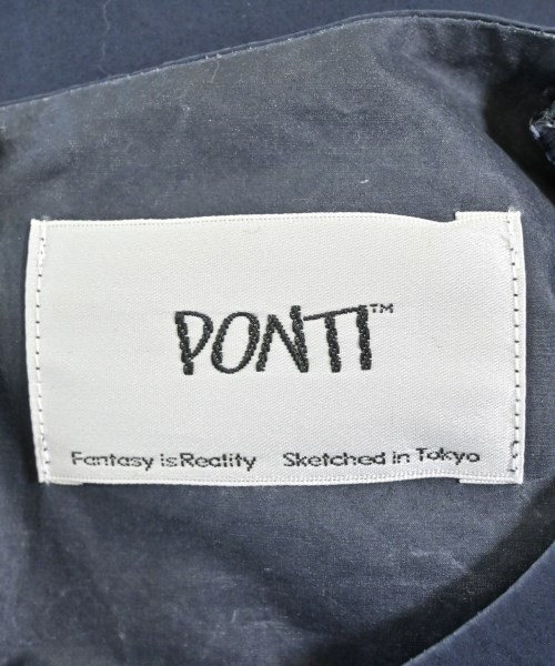 PONTI（ポンティ）ブラウス 紺 サイズ:F レディース/2200673712066