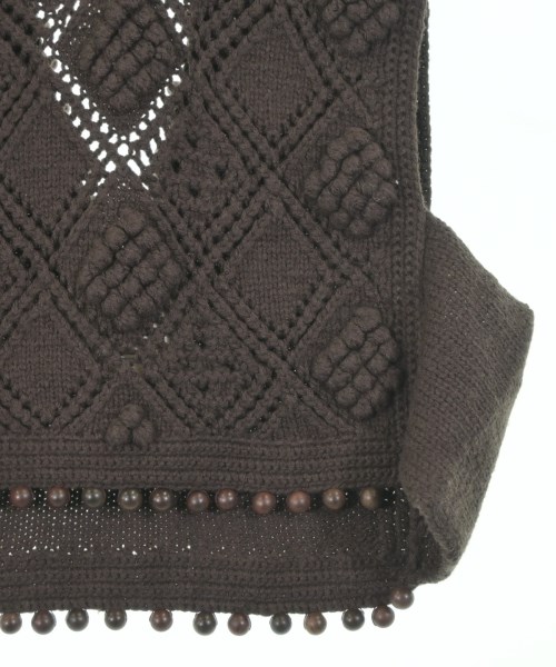 PONTI（ポンティ）ベスト/ノースリーブ 茶 サイズ:F レディース/2200647976043