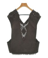 PONTI（ポンティ）ベスト/ノースリーブ 茶 サイズ:F レディース/2200647976043