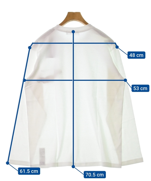 TOGA VIRILIS（トーガ　ビリリース）Tシャツ・カットソー 白 サイズ:46(M位) メンズ/2200459488253