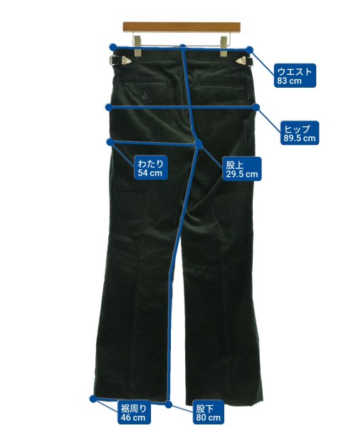 TOGA VIRILIS（トーガ　ビリリース）スラックス 緑 サイズ:46(M位) メンズ/2200636687189