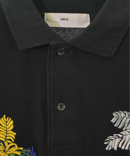 TOGA VIRILIS（トーガ　ビリリース）ポロシャツ 黒 サイズ:48(L位) メンズ/2200529952080