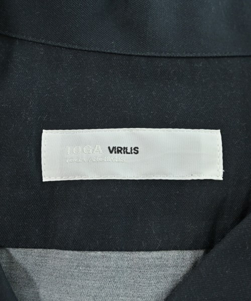 TOGA VIRILIS（トーガ　ビリリース）カジュアルシャツ 黒 サイズ:46(M位) メンズ/2200620340557