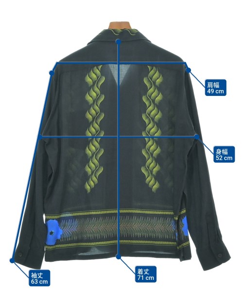 TOGA VIRILIS（トーガ　ビリリース）カジュアルシャツ 黒 サイズ:46(M位) メンズ/2200620340557