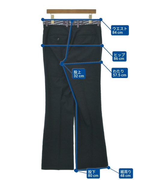 TOGA VIRILIS（トーガ　ビリリース）スラックス 紺 サイズ:46(M位) メンズ/2200629582026