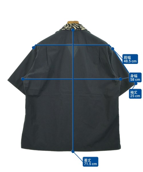 TOGA VIRILIS（トーガ　ビリリース）カジュアルシャツ 紺 サイズ:48(L位) メンズ/2200633445034