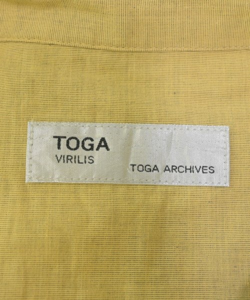 TOGA VIRILIS（トーガ　ビリリース）カジュアルシャツ 黄 サイズ:44(S位) メンズ/2200614263039