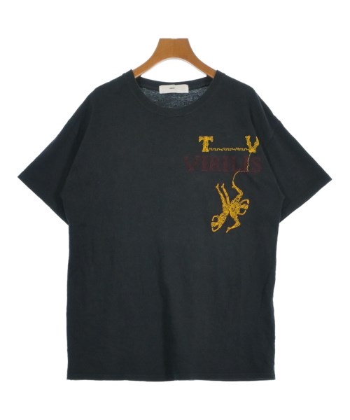 TOGA VIRILIS(トーガ　ビリリース)Tシャツ・カットソー 黒 サイズ:46(M位)/2200696993121