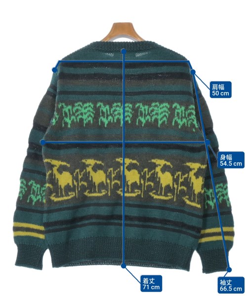 TOGA VIRILIS（トーガ　ビリリース）ニット・セーター 緑 サイズ:48(L位) メンズ/2200660037127