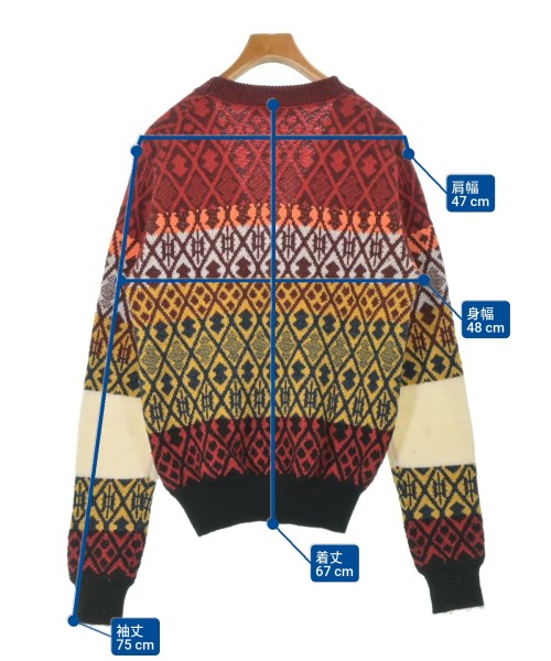 TOGA VIRILIS（トーガ　ビリリース）カーディガン 赤 サイズ:46(M位) メンズ/2200660425016