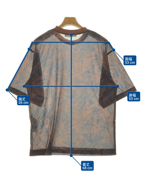 TOGA VIRILIS（トーガ　ビリリース）Tシャツ・カットソー 茶 サイズ:44(S位) メンズ/2200710639059