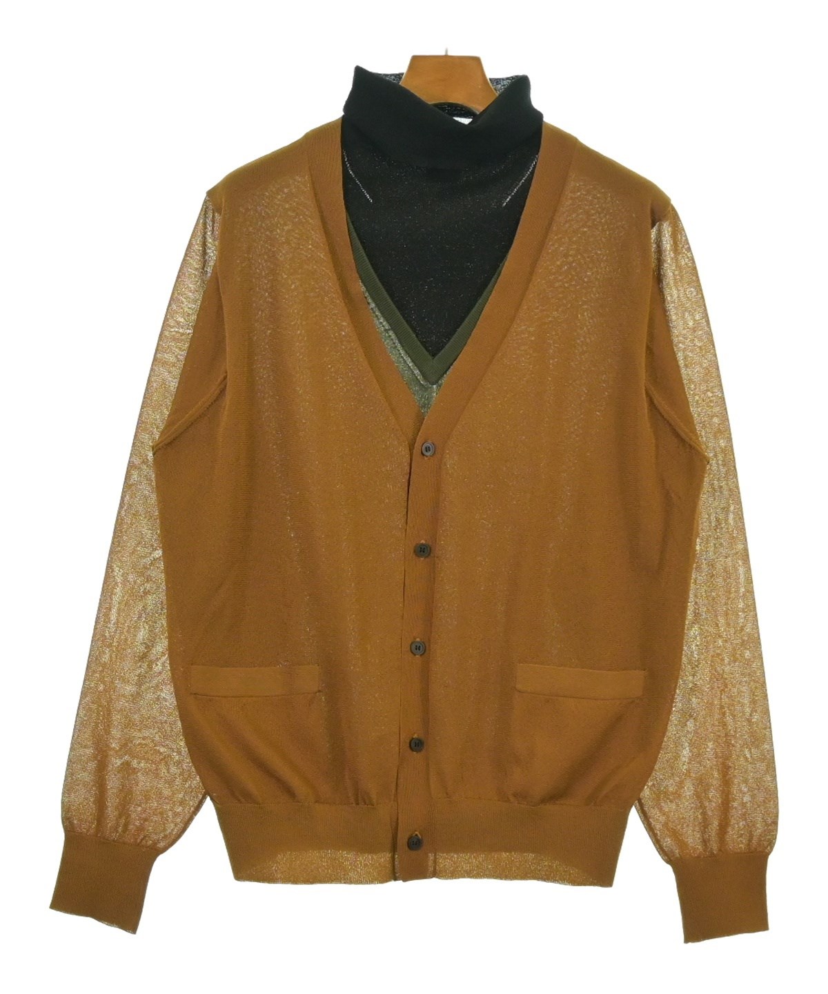 TOGA VIRILIS（トーガ ビリリース）カーディガン 茶 サイズ:-(XL位