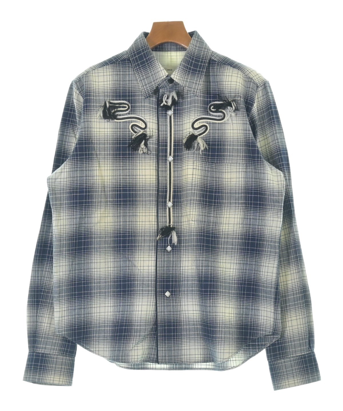 TOGA VIRILIS（トーガ ビリリース）カジュアルシャツ 紺 サイズ:46(M位