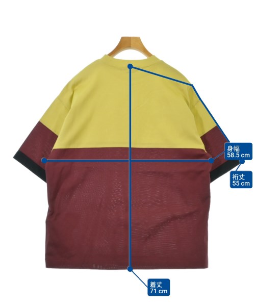 TOGA VIRILIS（トーガ　ビリリース）Tシャツ・カットソー 赤 サイズ:46(M位) メンズ/2200652313031