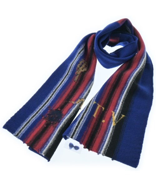 TOGA VIRILIS(トーガ　ビリリース)マフラー 青 サイズ:F/2200652313222