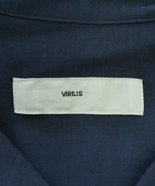 TOGA VIRILIS（トーガ　ビリリース）カジュアルシャツ 紺 サイズ:46(M位) メンズ/2200729943215