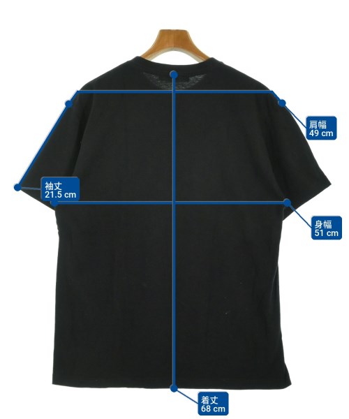 TOGA VIRILIS（トーガ　ビリリース）Tシャツ・カットソー 黒 サイズ:46(M位) メンズ/2200722573013
