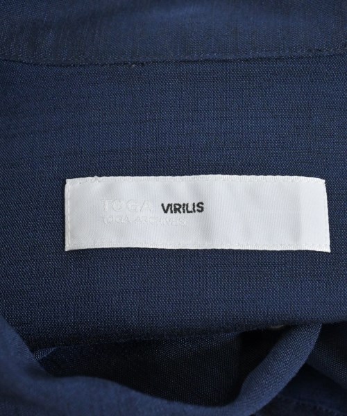 TOGA VIRILIS（トーガ　ビリリース）カジュアルシャツ 紺 サイズ:46(M位) メンズ/2200725017330