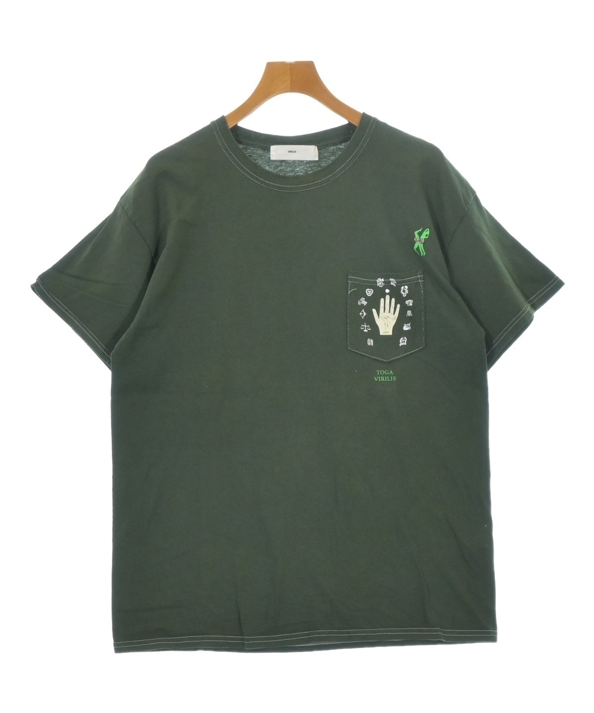 TOGA VIRILIS（トーガ ビリリース）Tシャツ・カットソー 緑 サイズ:46