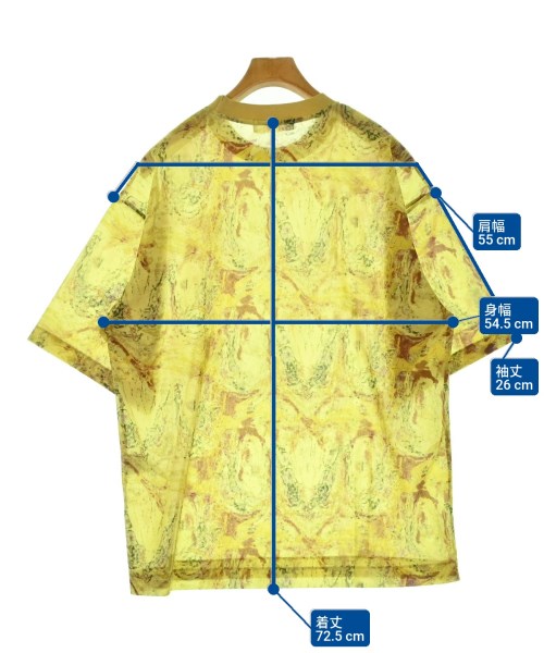 TOGA VIRILIS（トーガ　ビリリース）Tシャツ・カットソー 黄 サイズ:48(L位) メンズ/2200693498063