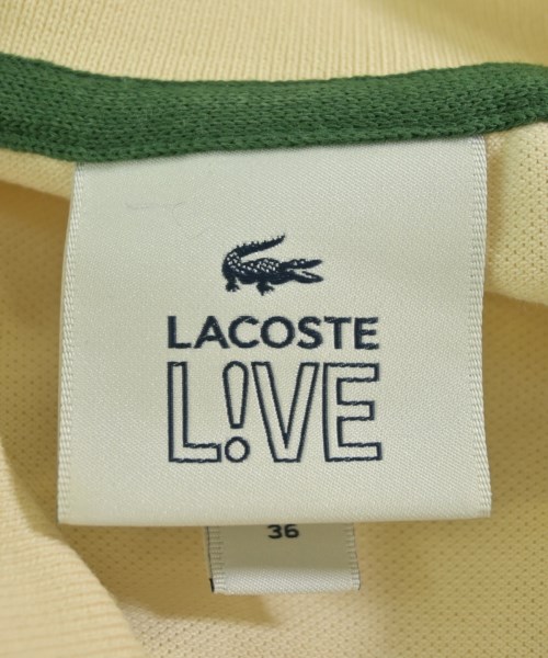 LACOSTE LIVE（ラコステライブ）ポロシャツ 黄 サイズ:36(XS位) レディース/2200730154099