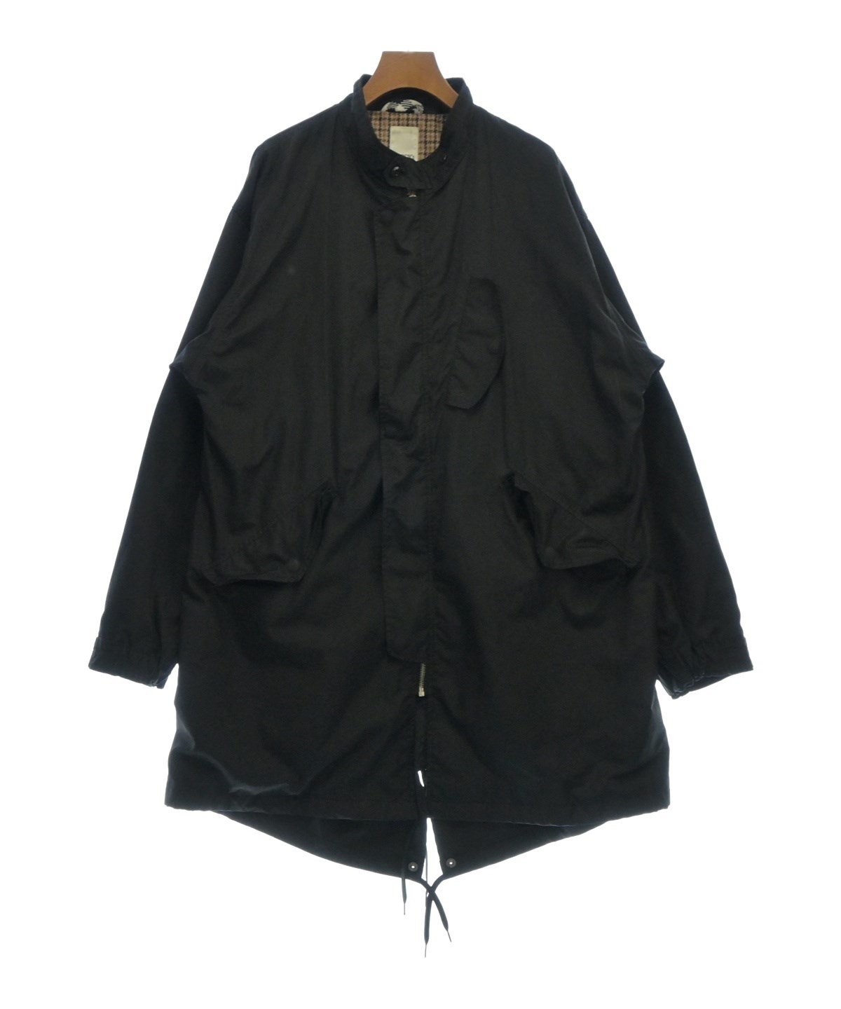 YSTRDY'S TMRRW モッズコート M YSTRDY'S TMRRW（イエスタデイトゥモロー）モッズコート 黒 サイズ:M