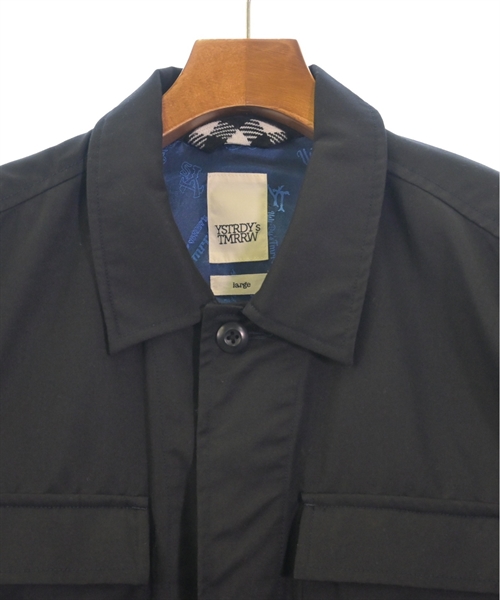 YSTRDY'S TMRRW（イエスタデイトゥモロー）ミリタリーブルゾン 黒 サイズ:L メンズ/2200520169012