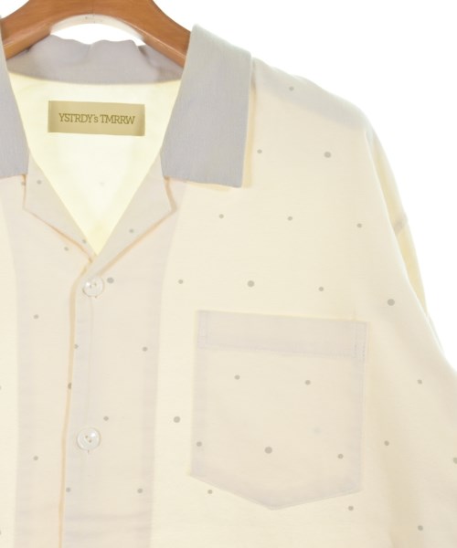 YSTRDY'S TMRRW（イエスタデイトゥモロー）カジュアルシャツ 白 サイズ:M メンズ/2200640311339