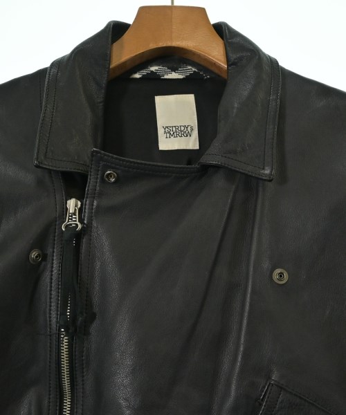 YSTRDY'S TMRRW（イエスタデイトゥモロー）ライダース 黒 サイズ:L メンズ/2200656438013