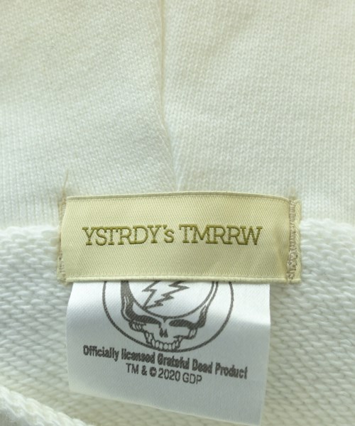 YSTRDY'S TMRRW（イエスタデイトゥモロー）パーカー 白 サイズ:S メンズ/2200642478047