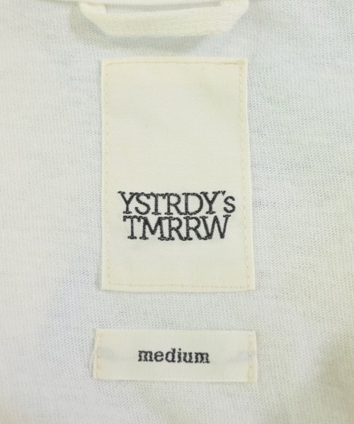 YSTRDY'S TMRRW（イエスタデイトゥモロー）Tシャツ・カットソー 白 サイズ:M メンズ/2200667987210