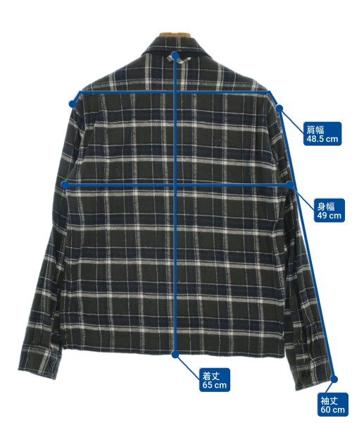 YSTRDY'S TMRRW（イエスタデイトゥモロー）カジュアルシャツ グレー サイズ:S メンズ/2200666133434