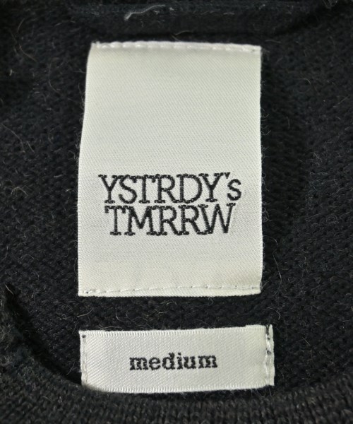 YSTRDY'S TMRRW（イエスタデイトゥモロー）ニット・セーター グレー サイズ:M メンズ/2200666133441