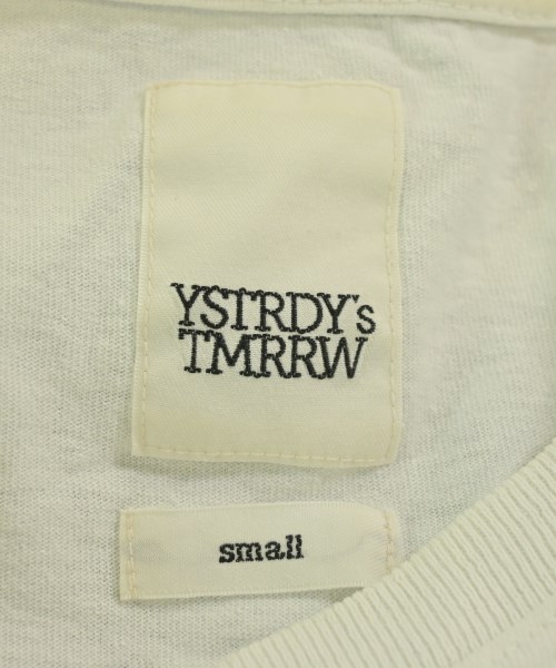 YSTRDY'S TMRRW（イエスタデイトゥモロー）Tシャツ・カットソー 白 サイズ:S メンズ/2200669598070
